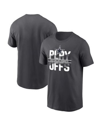 Dallas Cowboys 2022 NFL Playoffs Iconic T-Shirt - Anthracite