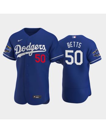 Los Angeles Dodgers Mookie Betts 50 Alternate Royal 2022-23 All-Star Game Jersey