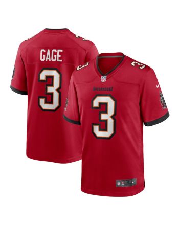 Russell Gage 3 Tampa Bay Buccaneers Men Game Jersey - Red