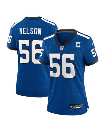 Quenton Nelson 56 Indianapolis Colts Indiana Nights Alternate Game Women Jersey - Royal