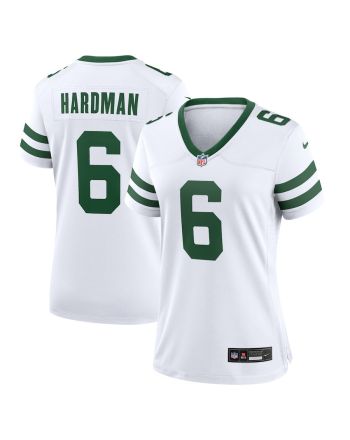 Mecole Hardman 6 New York Jets Women's Player Game Jersey - White